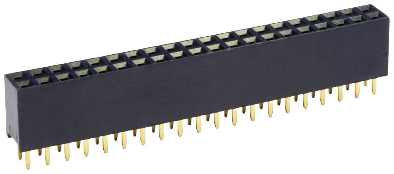 Connfly SIL socket (standard) No. of rows: 2 Pins per row: 3 DS1023-2*3SF11 Tube