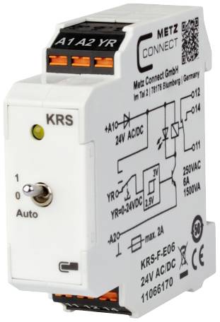 Threshold switch 24, 24 V AC, V DC (max) 1 change-over Metz Connect 11066170 1 pc(s)