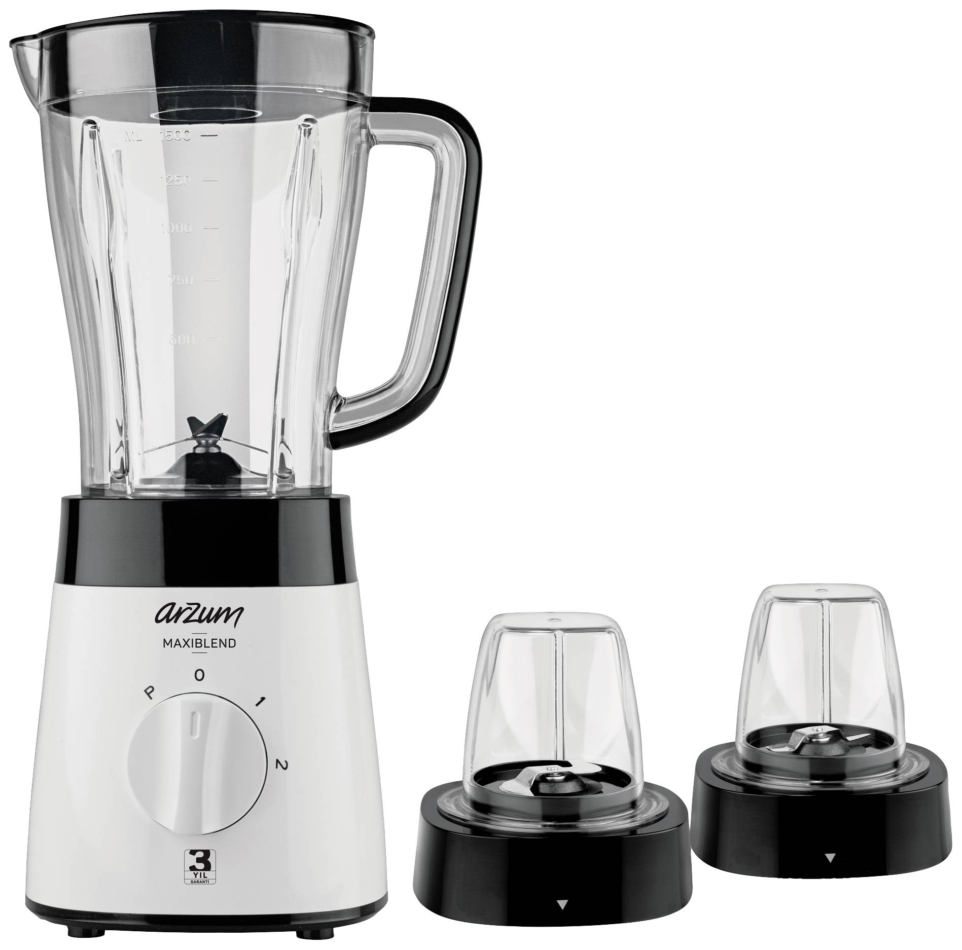 arzum AR1057 Blender 500 W White/black