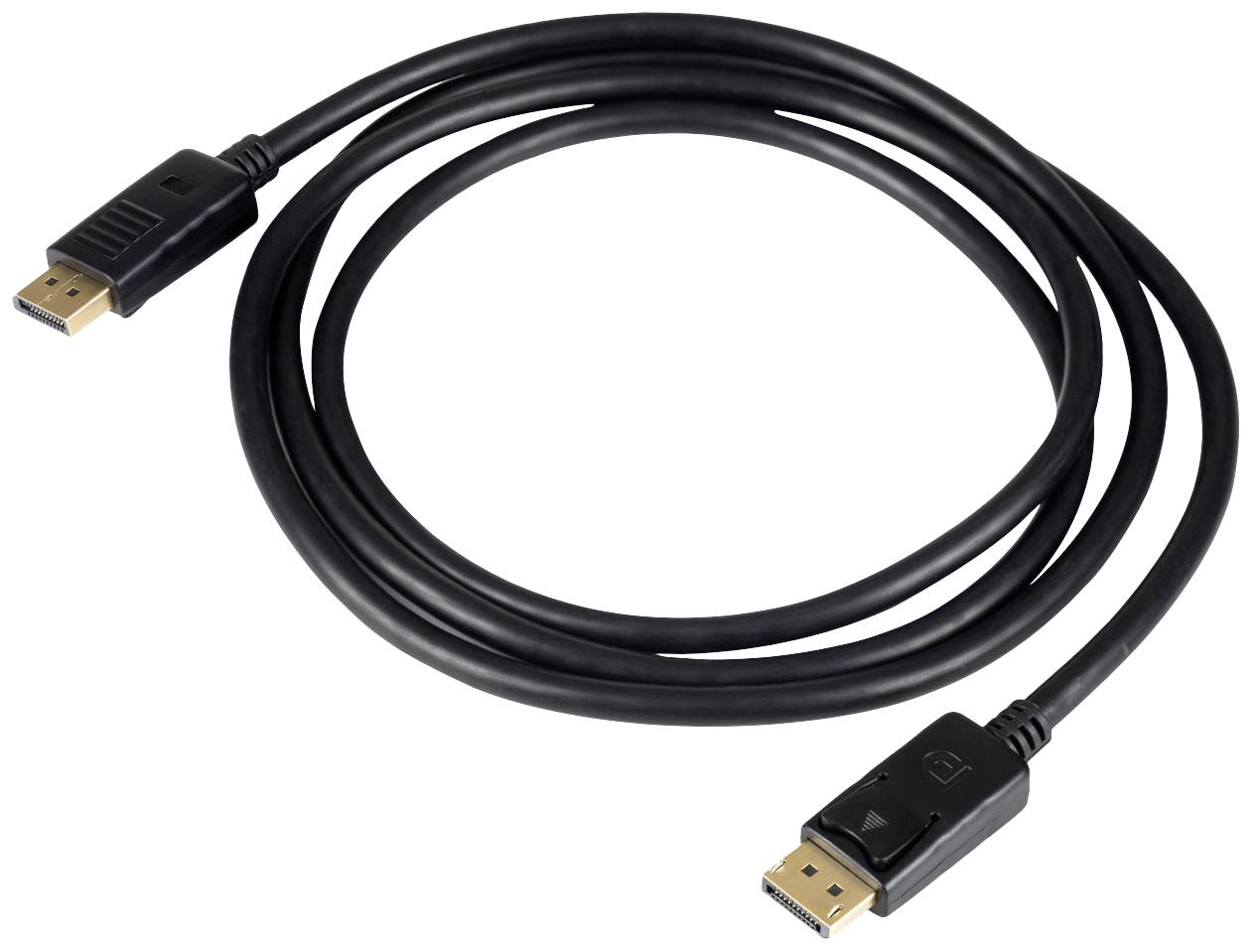 Akyga Cable DisplayPort plug 1.8 m Black AK-AV-10 DisplayPort cable