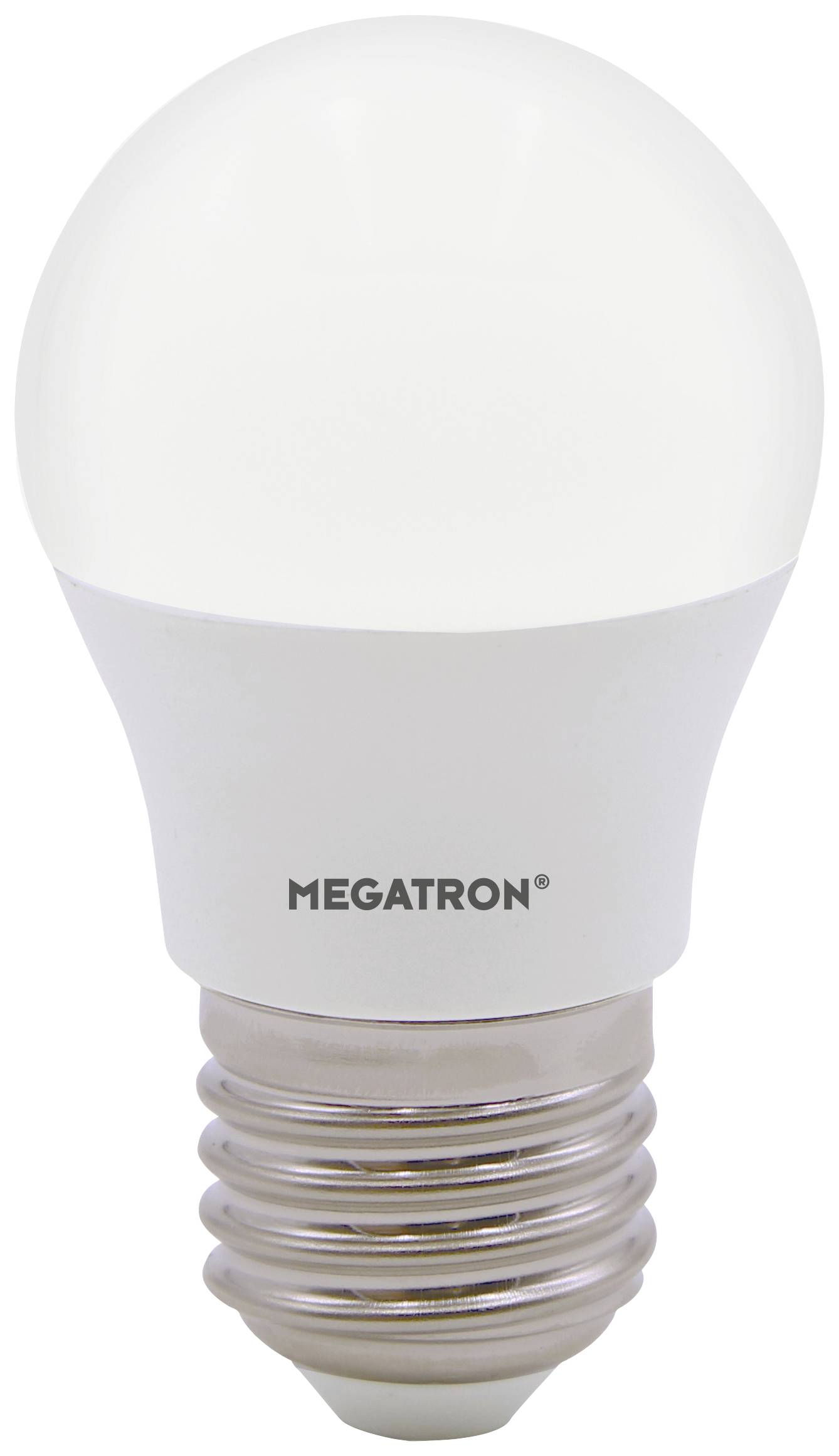 Megatron MT65003 LED (monochrome) EEC F (A - G) E-27 Teardrop shape 5.5 W Warm white (Ø x L) 45 mm x 78 mm 1 pc(s)