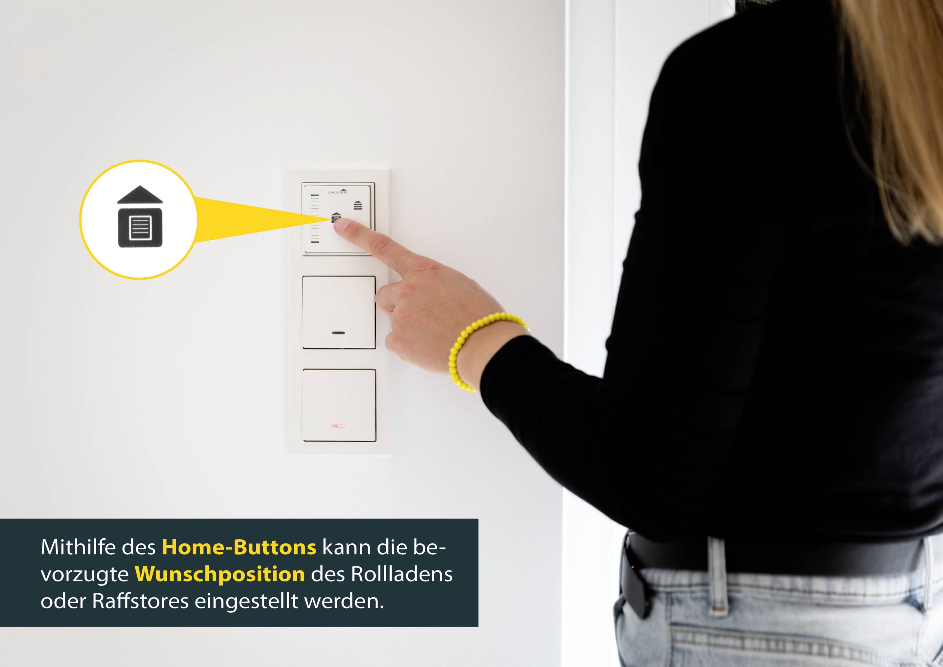 Schellenberg 17140 Wall-mount switch IP20