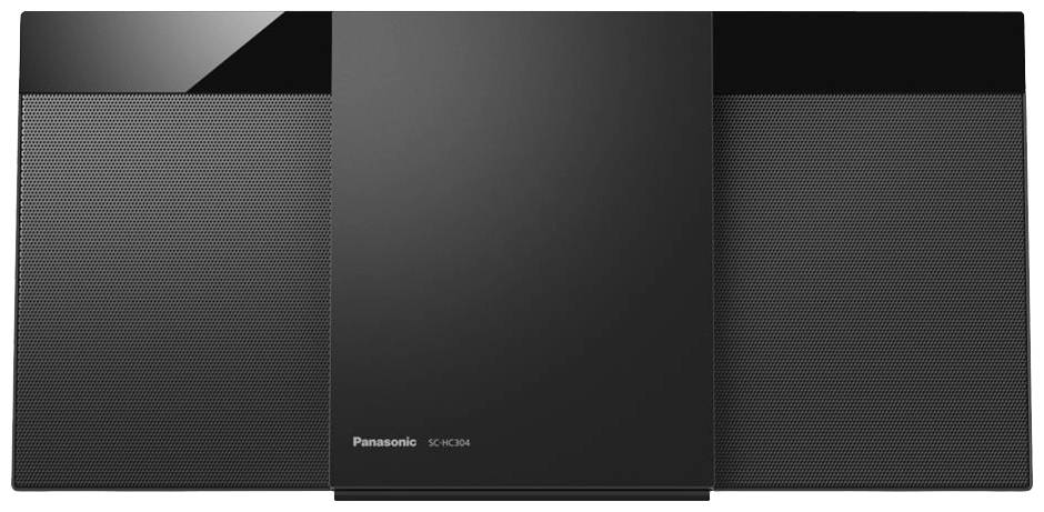 Panasonic SC-HC304EG-K Audio system AUX, CD, FM, DAB+, USB, 2 x 10 W Black