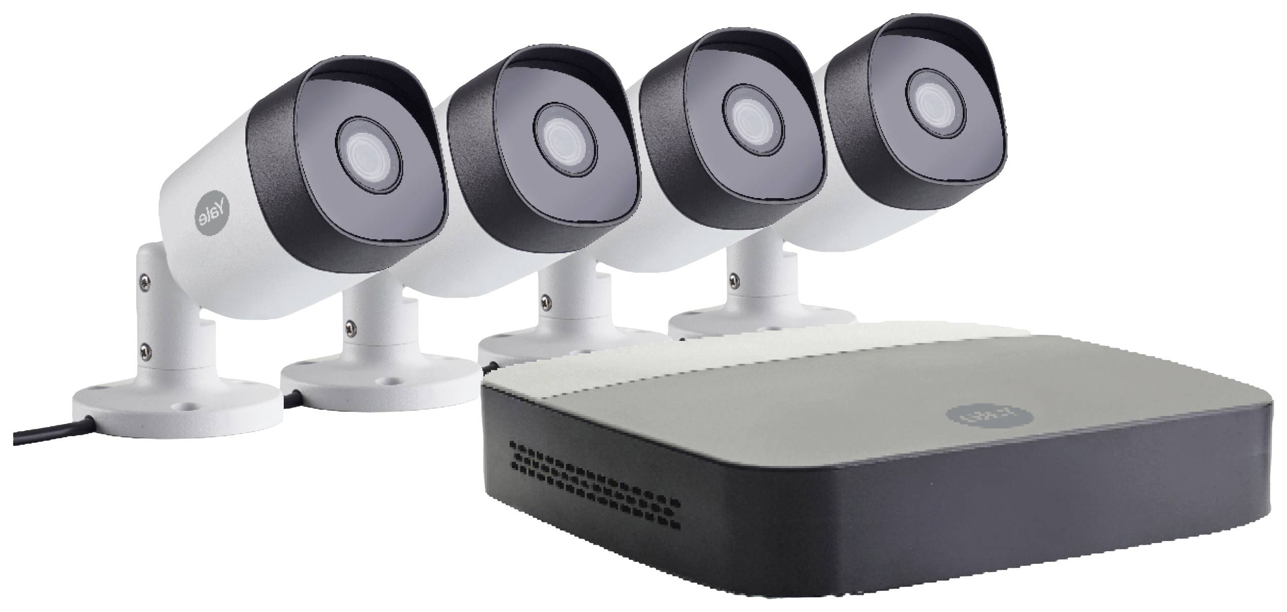 YALE SV-4C-4ABFX-2 V2 Analog CCTV camera set 4-channel incl. 4 cameras 1920 x 1080 p