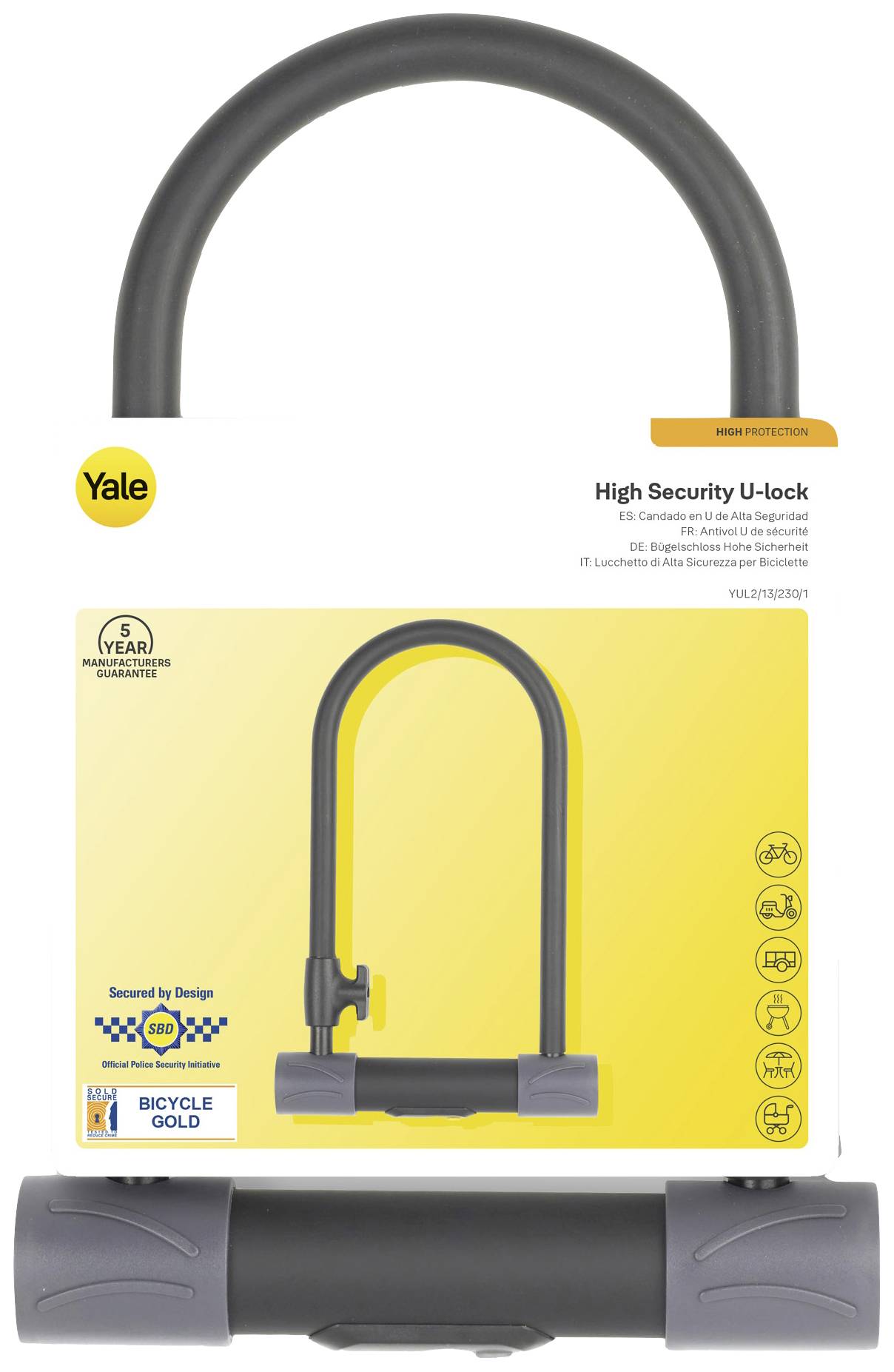 YALE Padlock Key lock