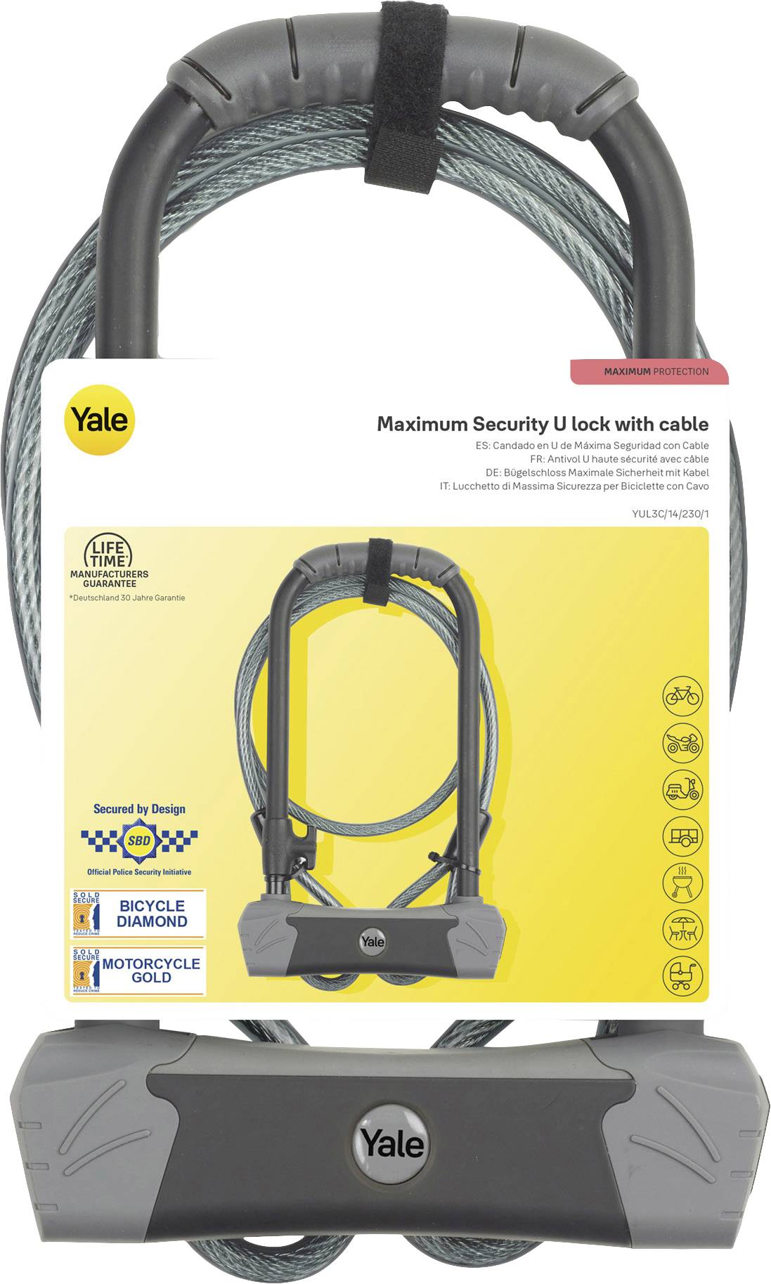 YALE Padlock Key lock