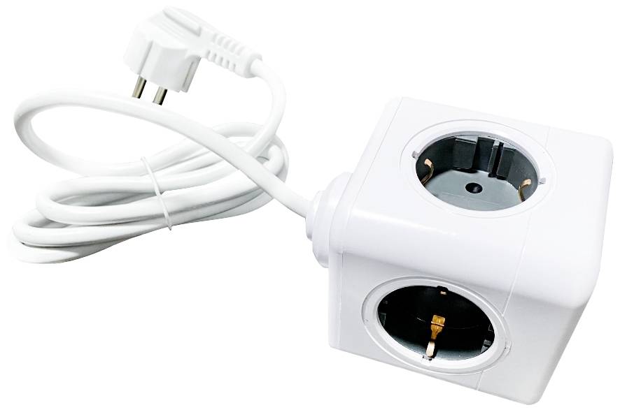 Technaxx 5004 Socket cube White PG connector 1 pc(s)