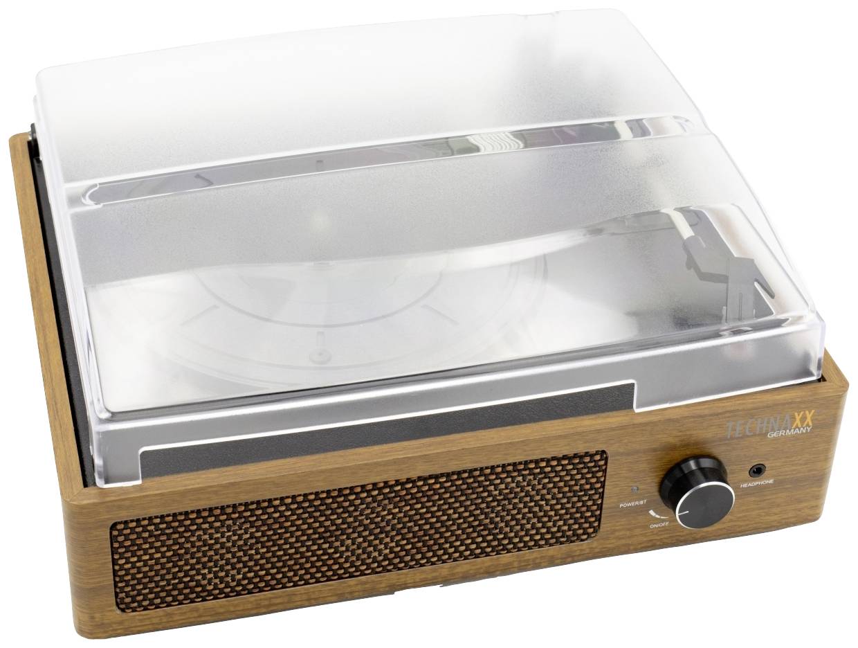 Technaxx TX-186 USB turntable Belt drive Brown