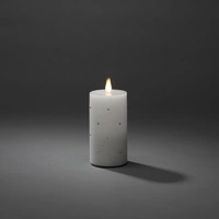 Konstsmide 1838-100 LED wax candle Warm white Warm white (Ø x H) 75 mm x 143 mm Timer, incl. switch Konstsmide 1838-100 LED wax candle Warm white Warm white (Ø x H) 75 mm x 143 mm Timer, incl. switch