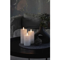 Konstsmide 1838-100 LED wax candle Warm white Warm white (Ø x H) 75 mm x 143 mm Timer, incl. switch Konstsmide 1838-100 LED wax candle Warm white Warm white (Ø x H) 75 mm x 143 mm Timer, incl. switch
