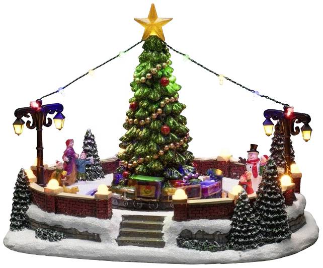 Konstsmide 4243-000 LED setting Village green Multi-colour LED (monochrome) Multi-coloured incl. switch, incl. tunes