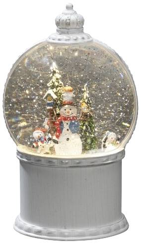Konstsmide 4302-200 LED lantern Snowman and tree Warm white LED (monochrome) White water-filled, Timer