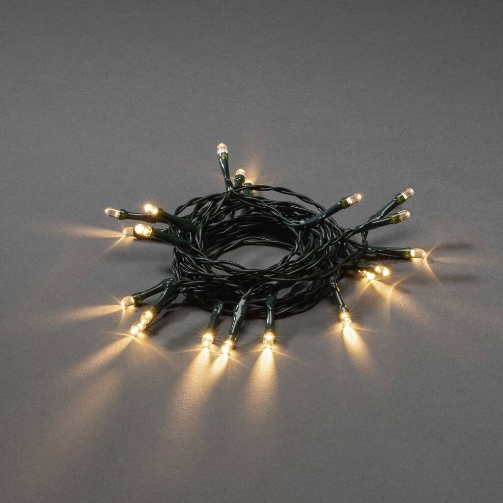 Konstsmide 1408-100 Fairy lights incl. batteries Inside battery-powered No. of bulbs 20 LED (monochrome) Warm white Illuminated