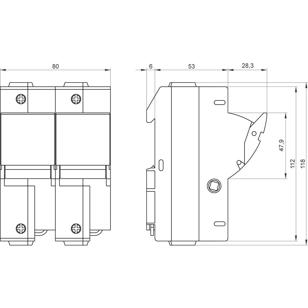Siemens 3NW75215HG Fuse holder 3 pc(s)