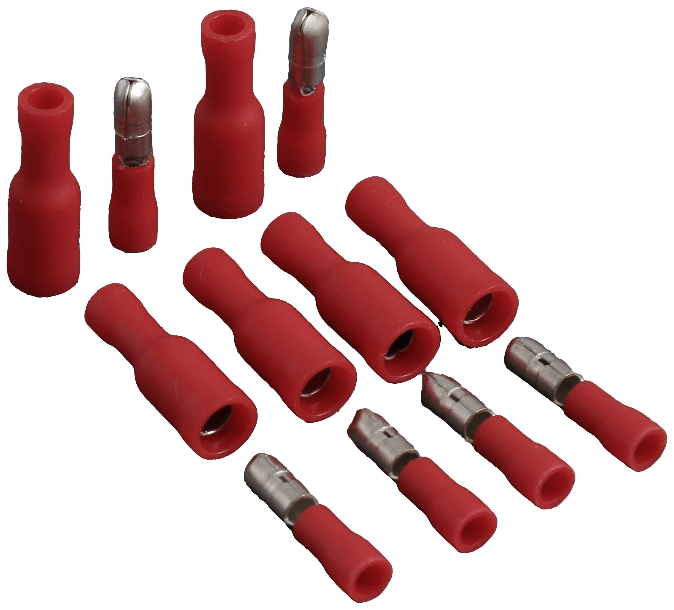 Quadrios 23C490 Bullet connector 0.5 mm² 1.5 mm² Red 100 pc(s)