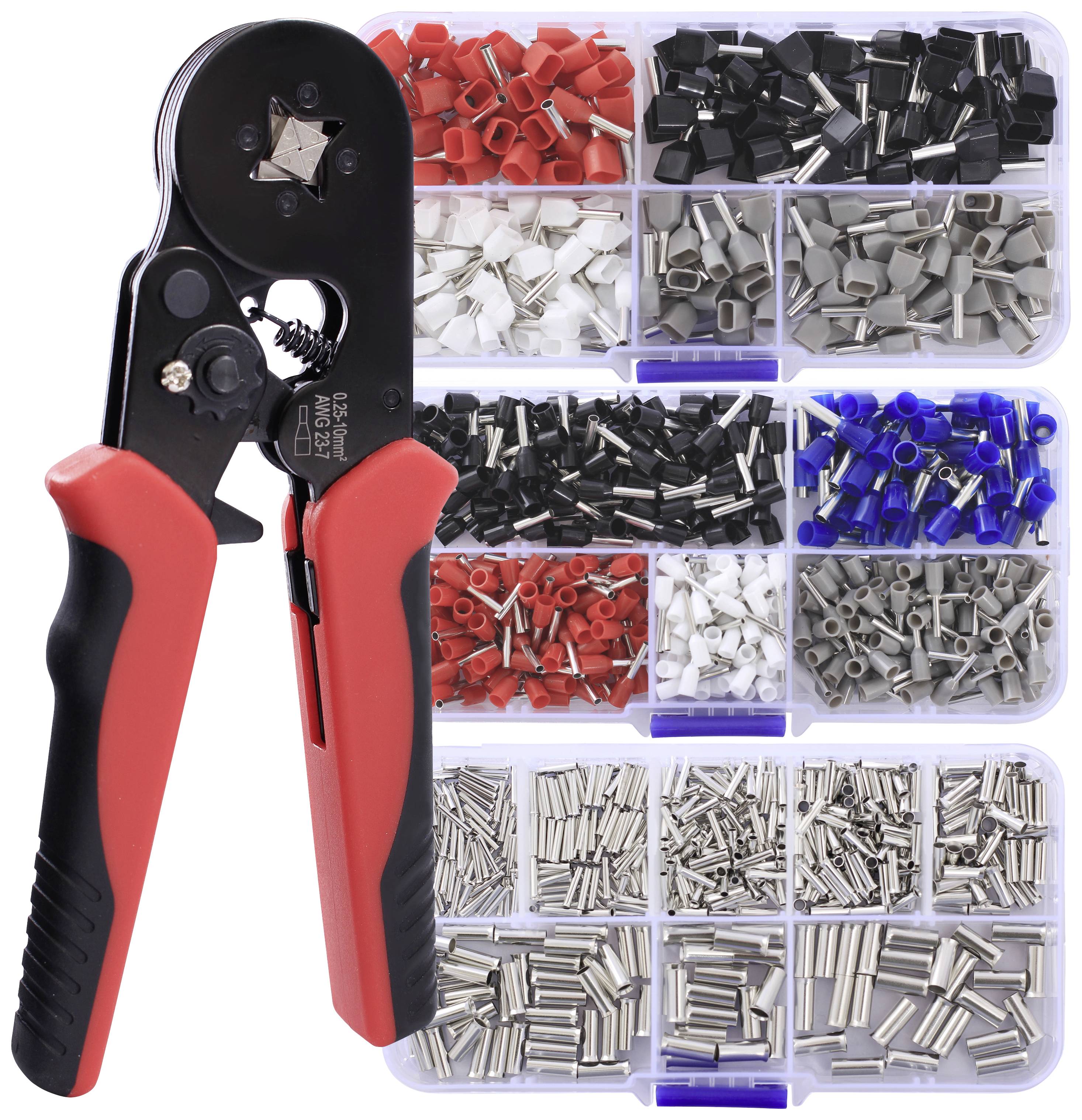 Quadrios 23T036 Ferrule set Partially insulated 1 Set