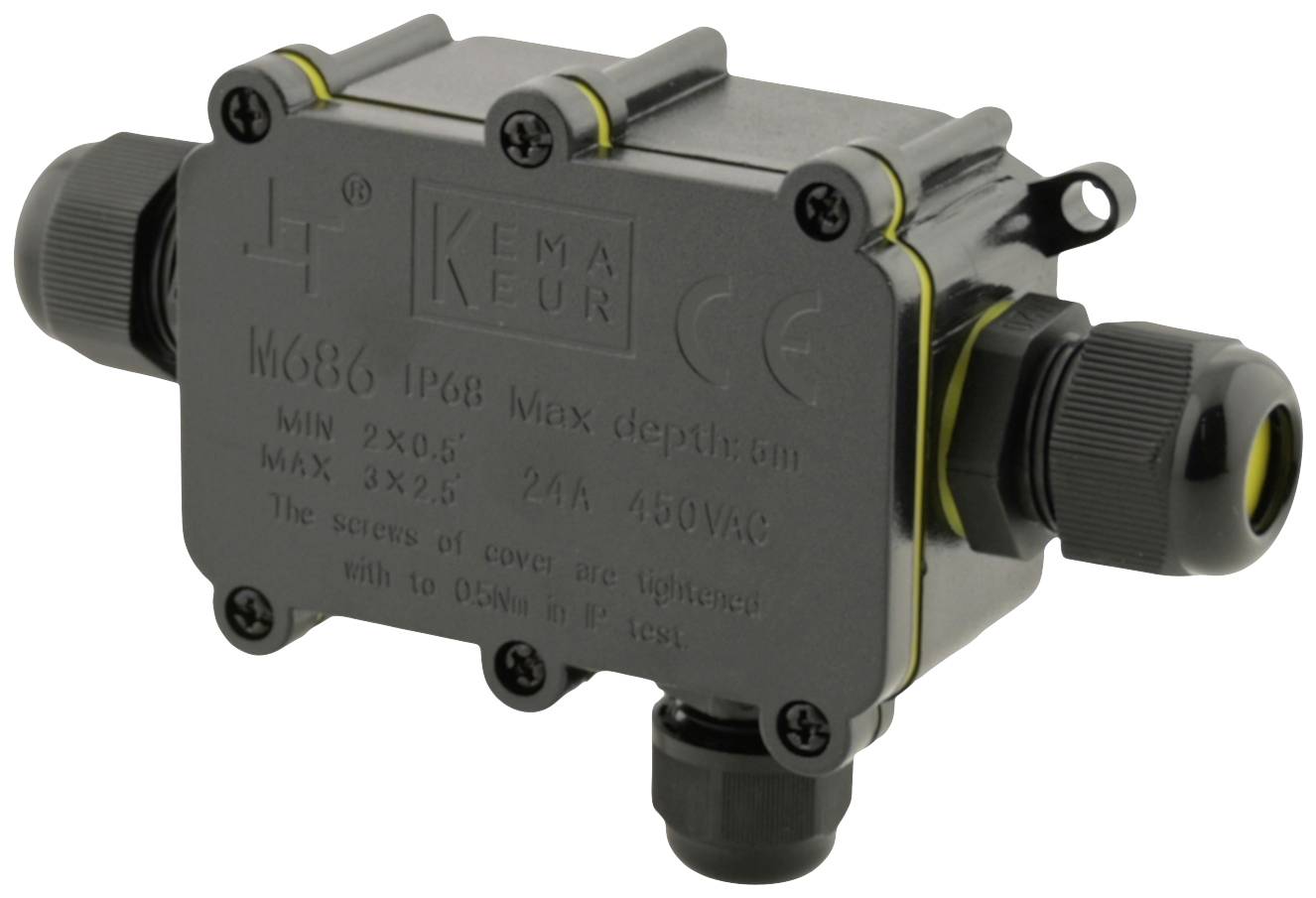 Boxexpert BXPJSGH686-3 Junction box (L x W x H) 35 x 138 x 110 mm 1 pc(s)