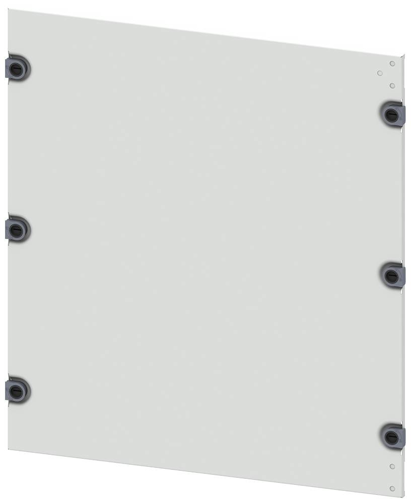 White square plate with eight black mounting points around the edge.