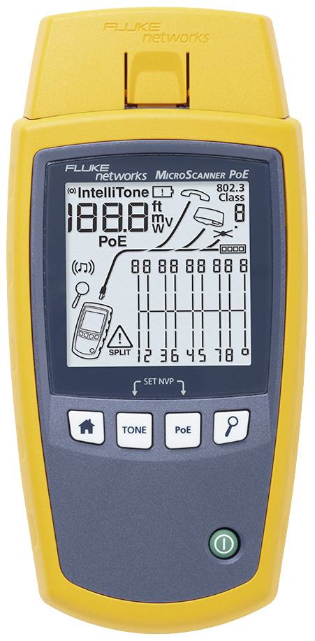 Cable tester 5258578 Fluke Networks MS2-100-IE