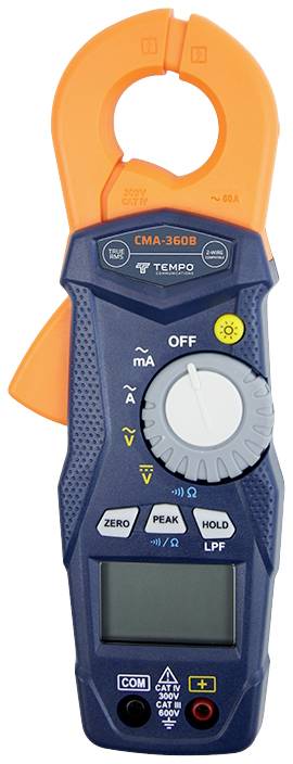 Tempo Communications 55504706 Clamp meter Digital CAT III 600 V, CAT IV 300 V Display (counts): 4000