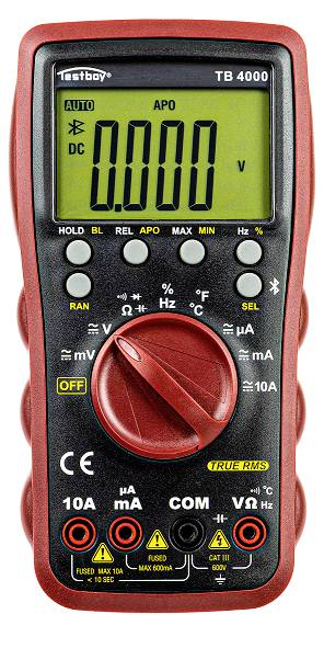 Testboy TB 4000 Handheld multimeter Digital CAT III 600 V