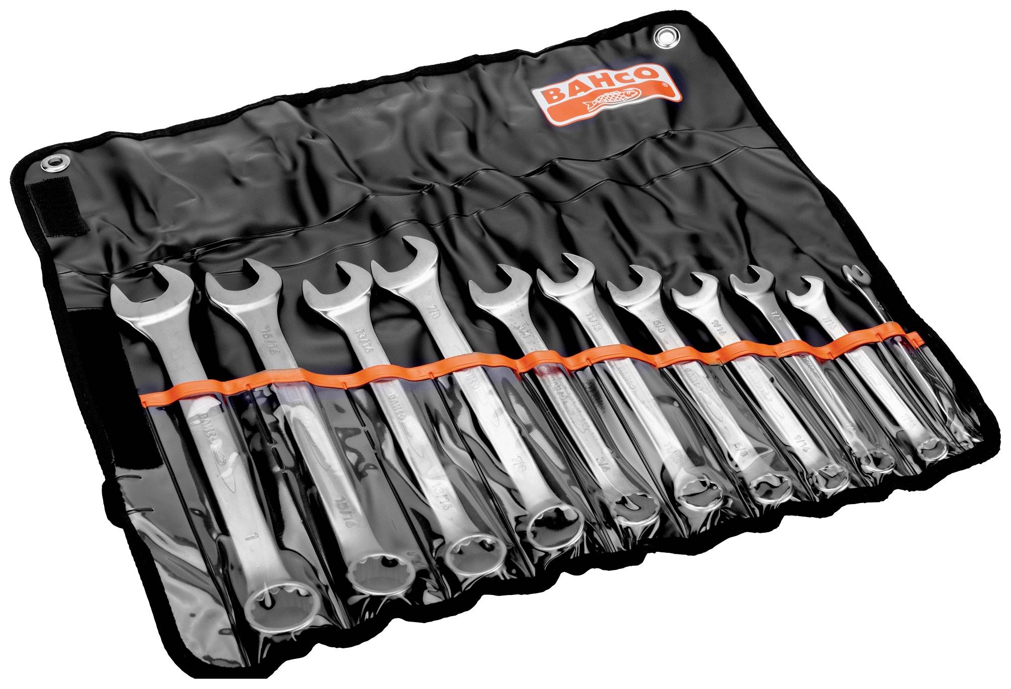 Bahco 111Z/11T Crowfoot wrench set 11-piece Spanner size (metric) 8 - 76 mm Spanner size (inches) 1/2" - 15/16"