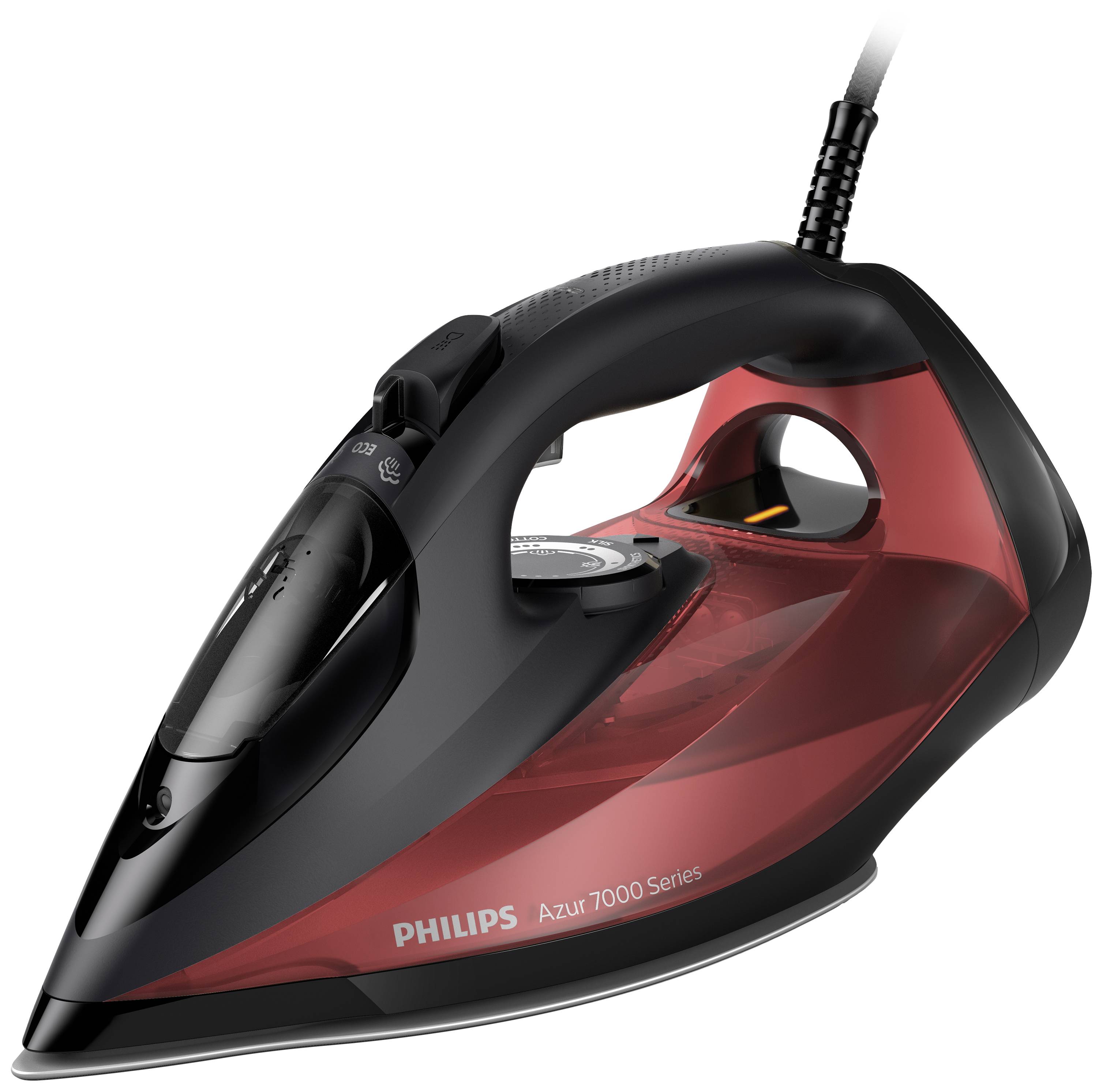 Philips Home Azur 7000 Series DST7022/40 Steam iron 2800 W Black/red