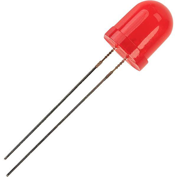 Kingbright LED wired Red Circular 8 mm 100 mcd 30 ° 30 mA 2 V