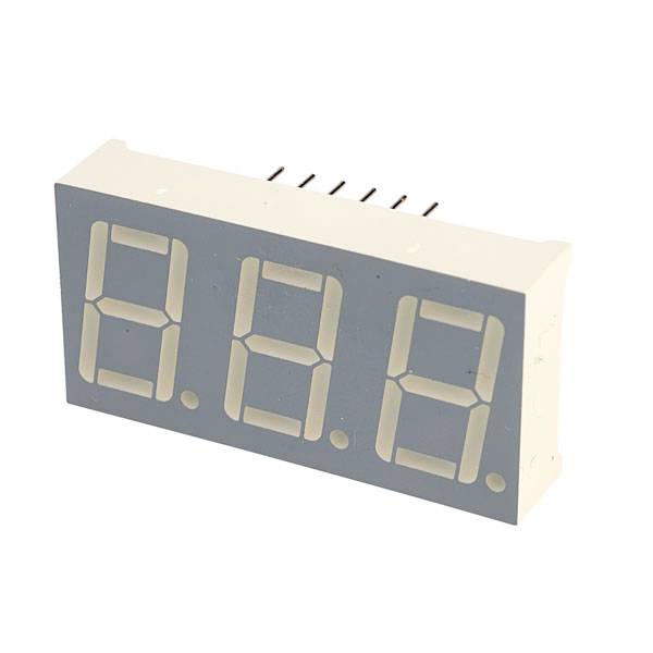 A 7-segment LED display with the digits '8.8.8.' and decimal point indicators between the digits, used for digital display systems.