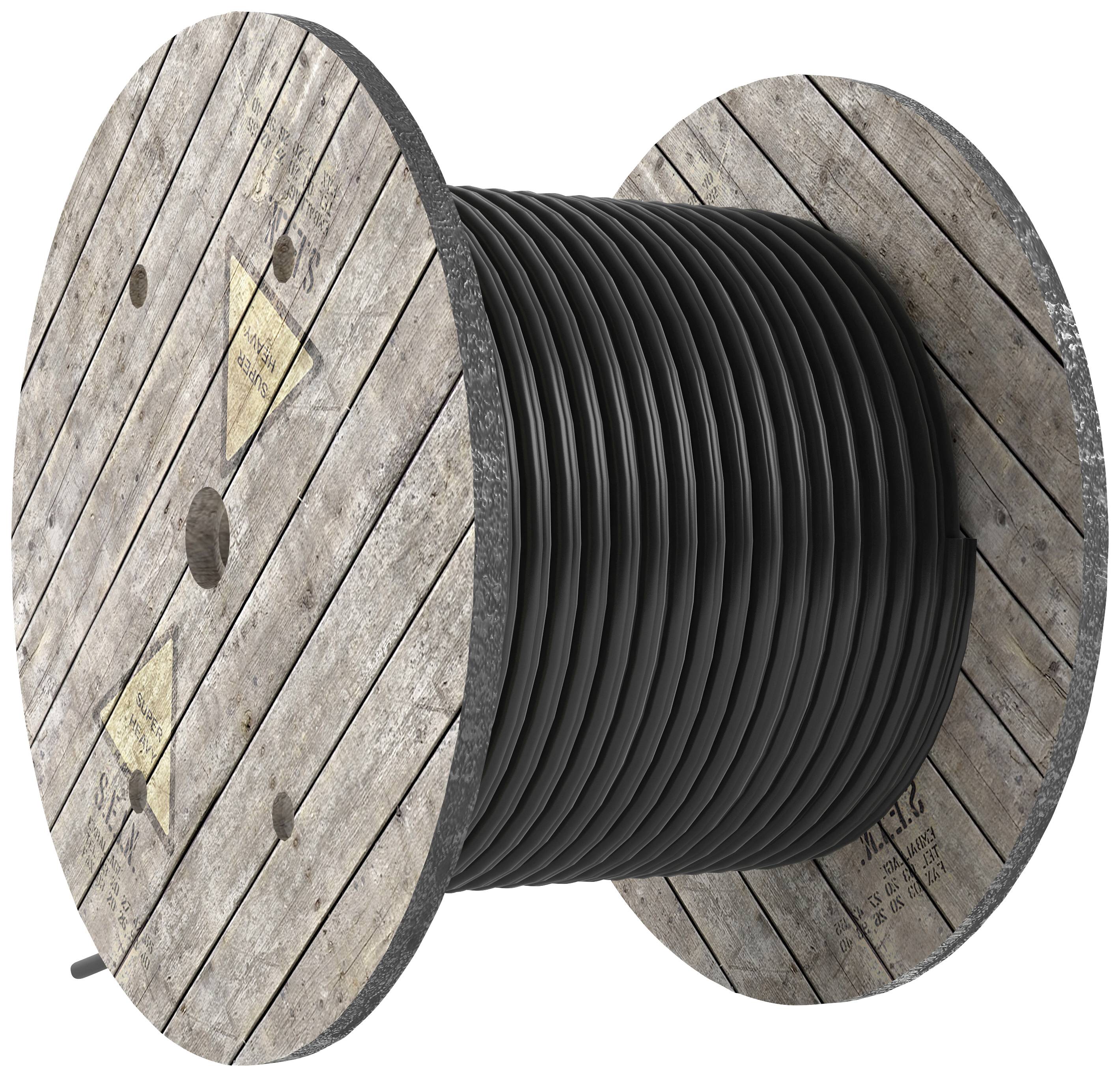 AS Schwabe 10018 Rubber flexible cable H07RN-F 3 x 2.5 mm² Black Sold per metre