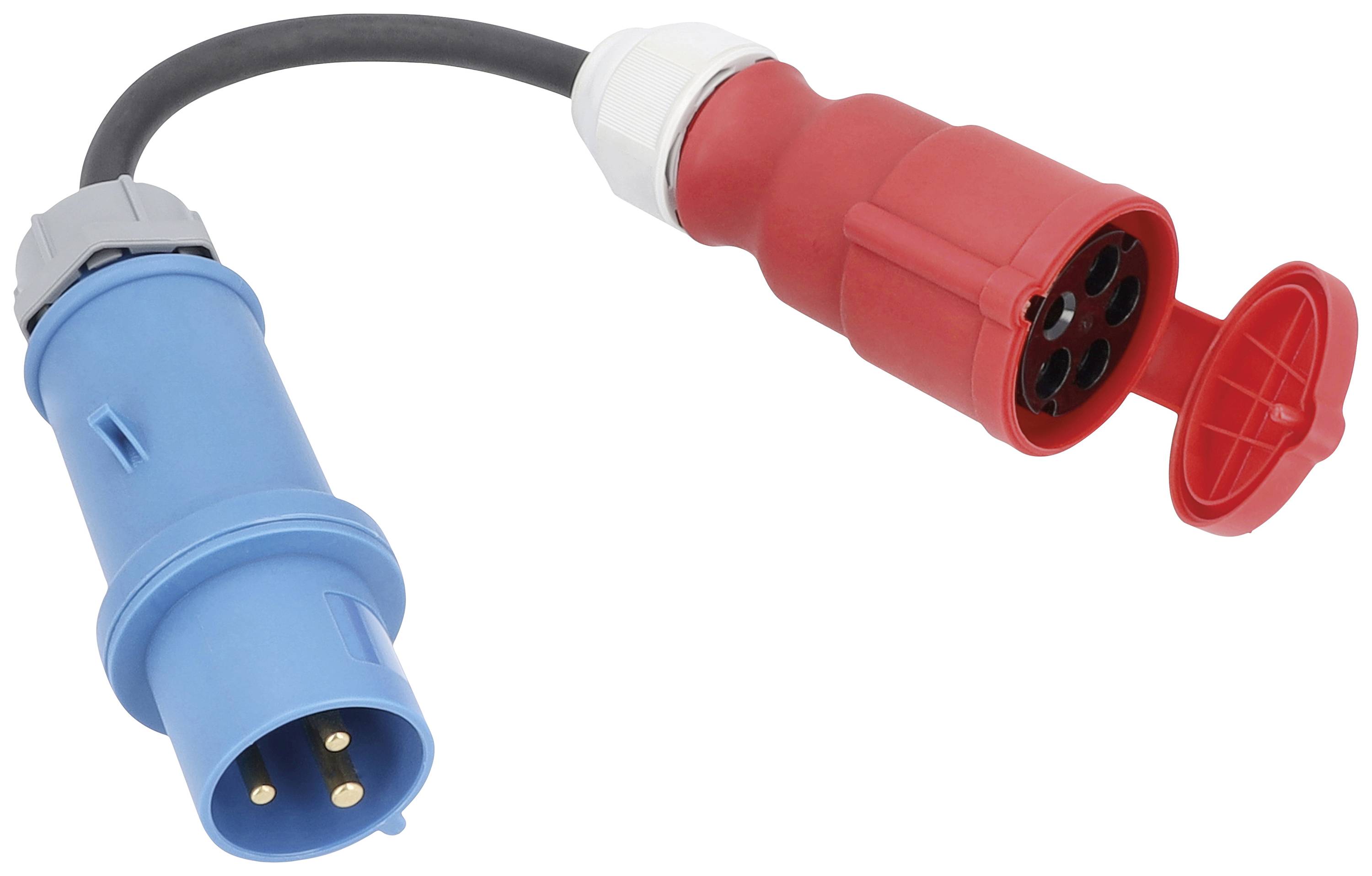 AS Schwabe 61375 Current Adapter cable 32 A Black 0.3 m H07RN-F 3G 6 mm²