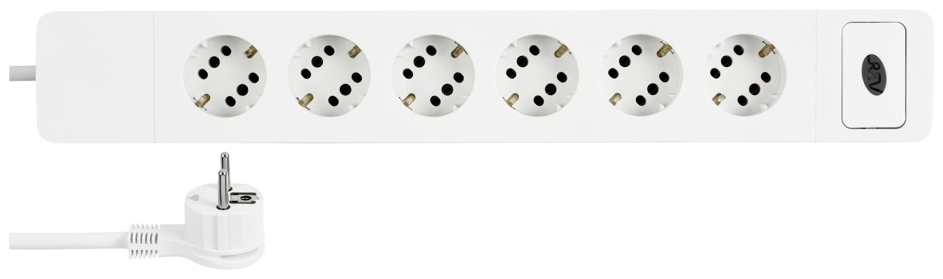 REV 0015650103 Power strip (+ timer) White PG connector 1 pc(s)