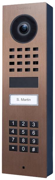 DoorBird D1101KV Aufputz Bronze-Optik IP video door intercom Bronze