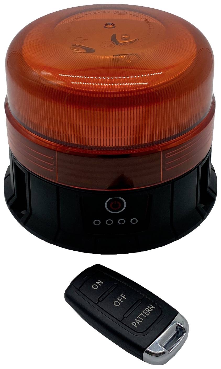 Berger & Schröter Emergency light SM811HP-BR 12 V, 24 V rechargeable Suction cup, Magnetic fastening, Screw mount Orange