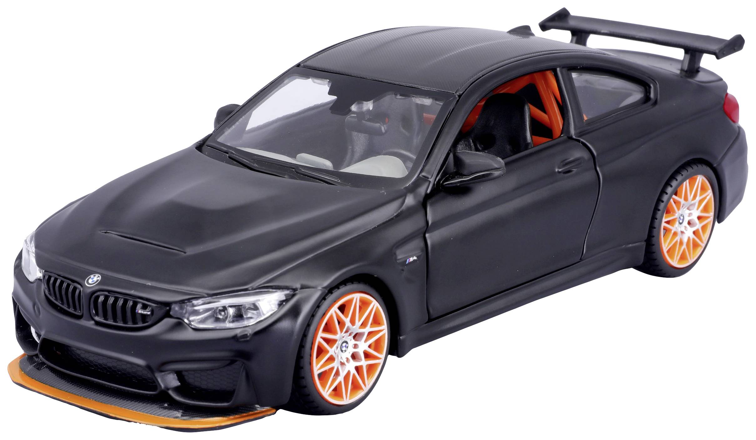 Maisto BMW M4 GTS, mattschwarz 1:24 Model car
