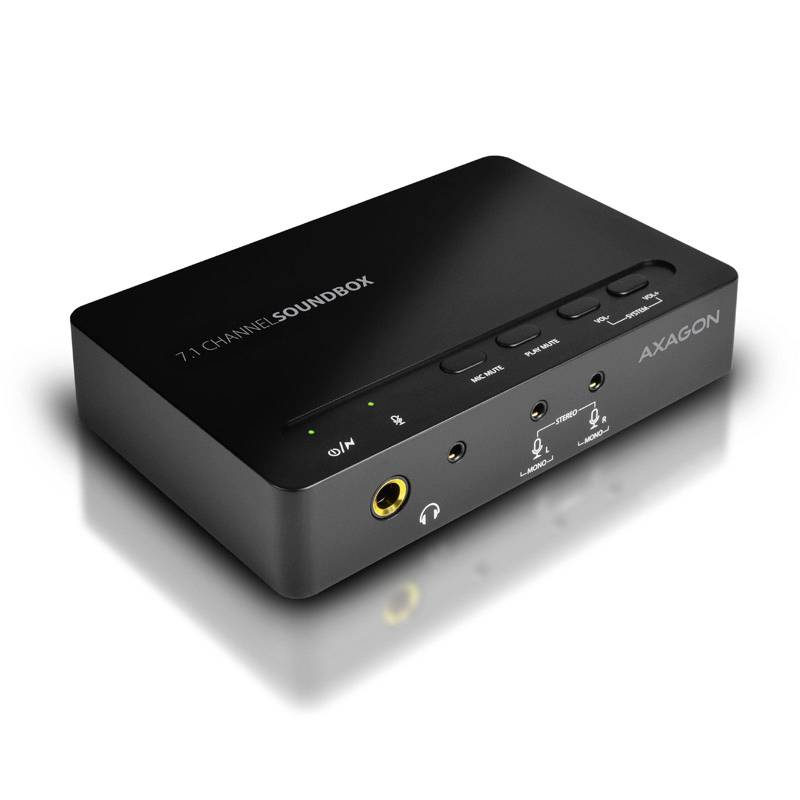 AXAGON ADA-71 Soundbox 7.1 Sound card, external