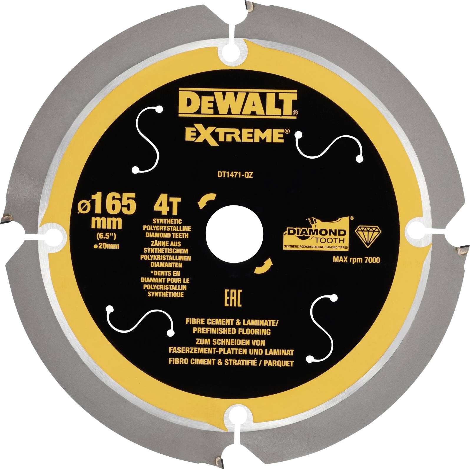 DEWALT DT1471-QZ Circular saw blade 1 pc(s)