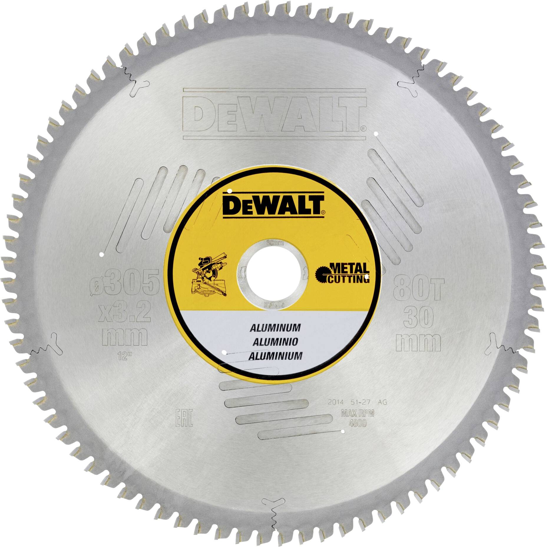 DEWALT DT1916-QZ Circular saw blade 1 pc(s)