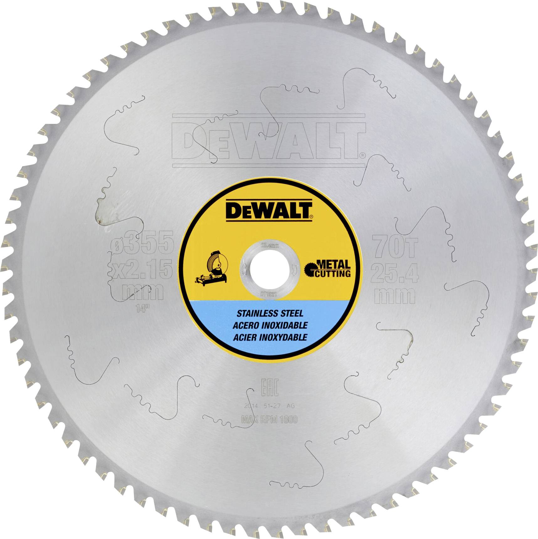 DEWALT DT1921-QZ Circular saw blade 1 pc(s)