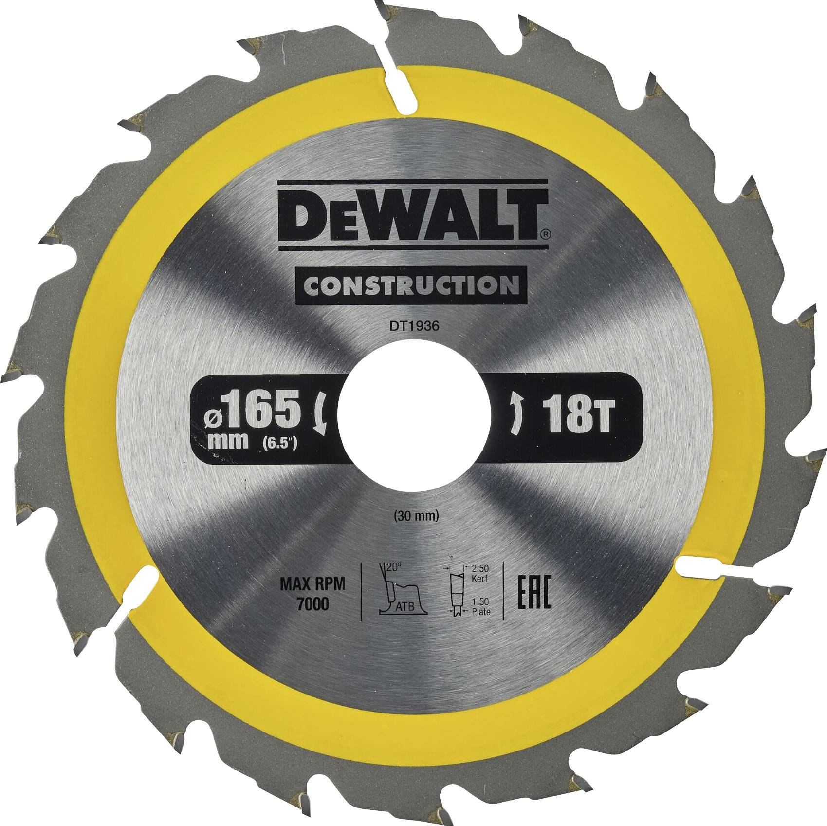 DEWALT DT1936-QZ Circular saw blade 1 pc(s)