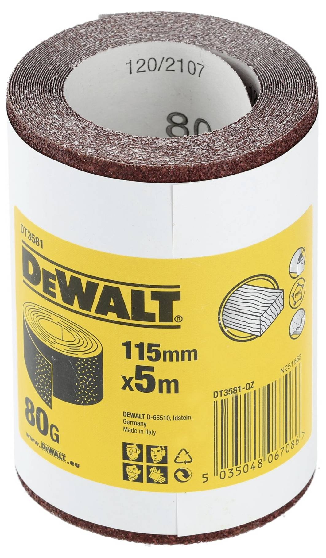DEWALT DT3581-QZ Sandpaper roll 5 m