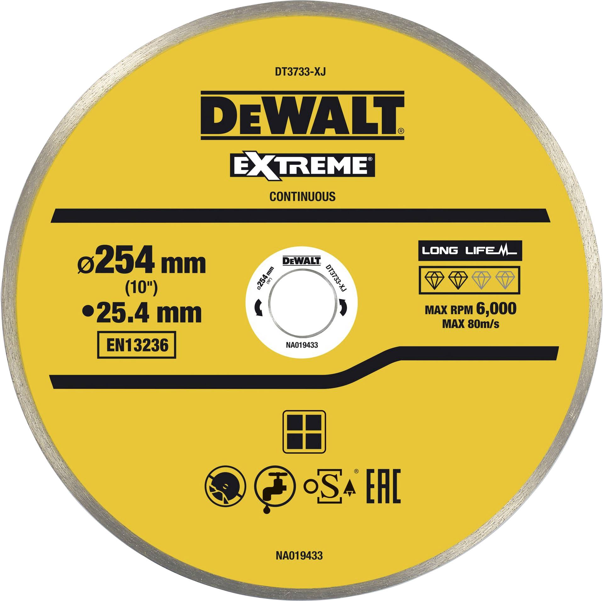 DEWALT DT3733-XJ Diamond cutting disc 1 pc(s)