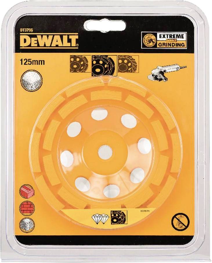 DEWALT DT3796-QZ Double diamond pot disk 125mm 1 pc(s)