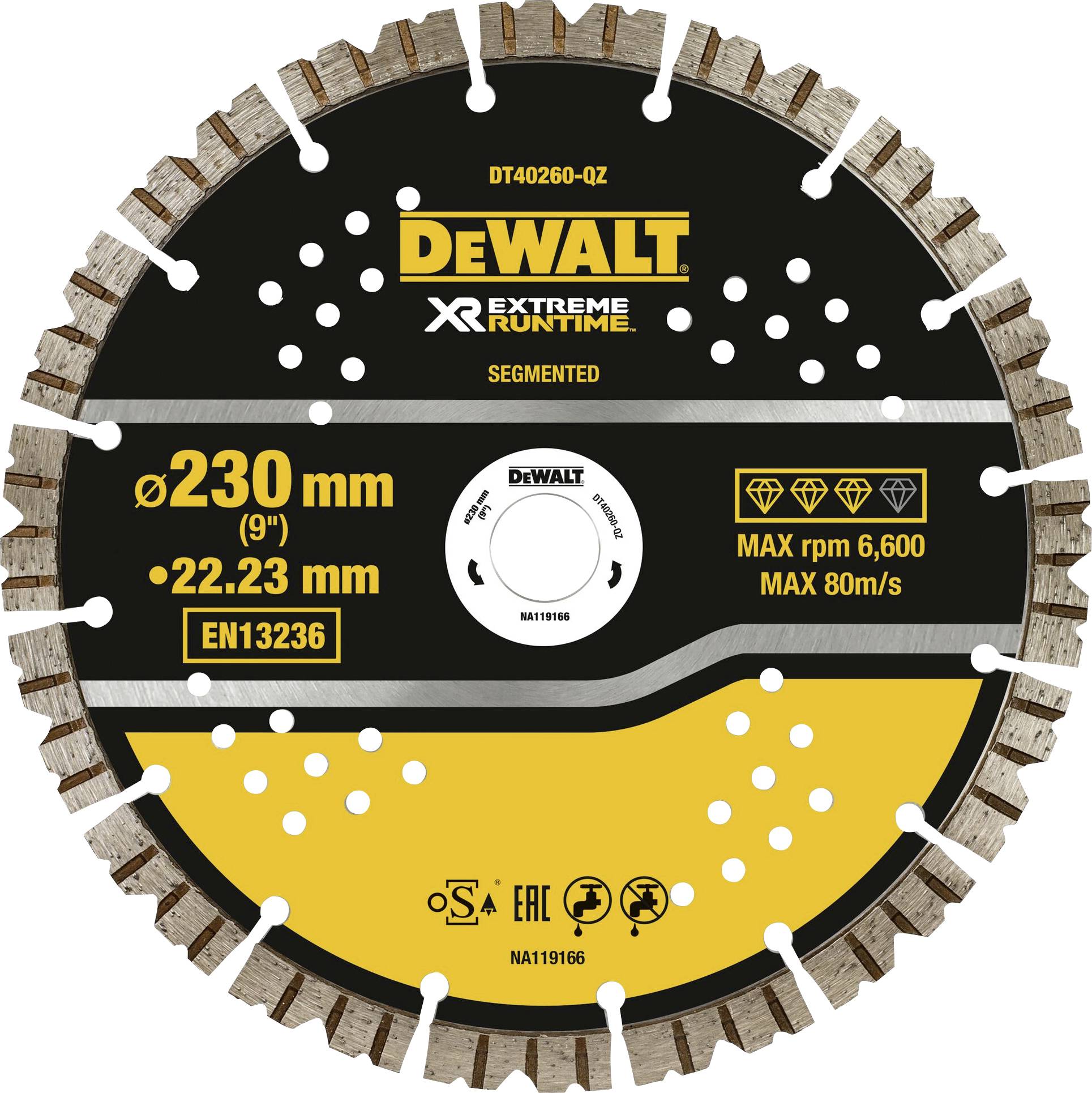 DEWALT DT40260-QZ Diamond cutting disc 1 pc(s)