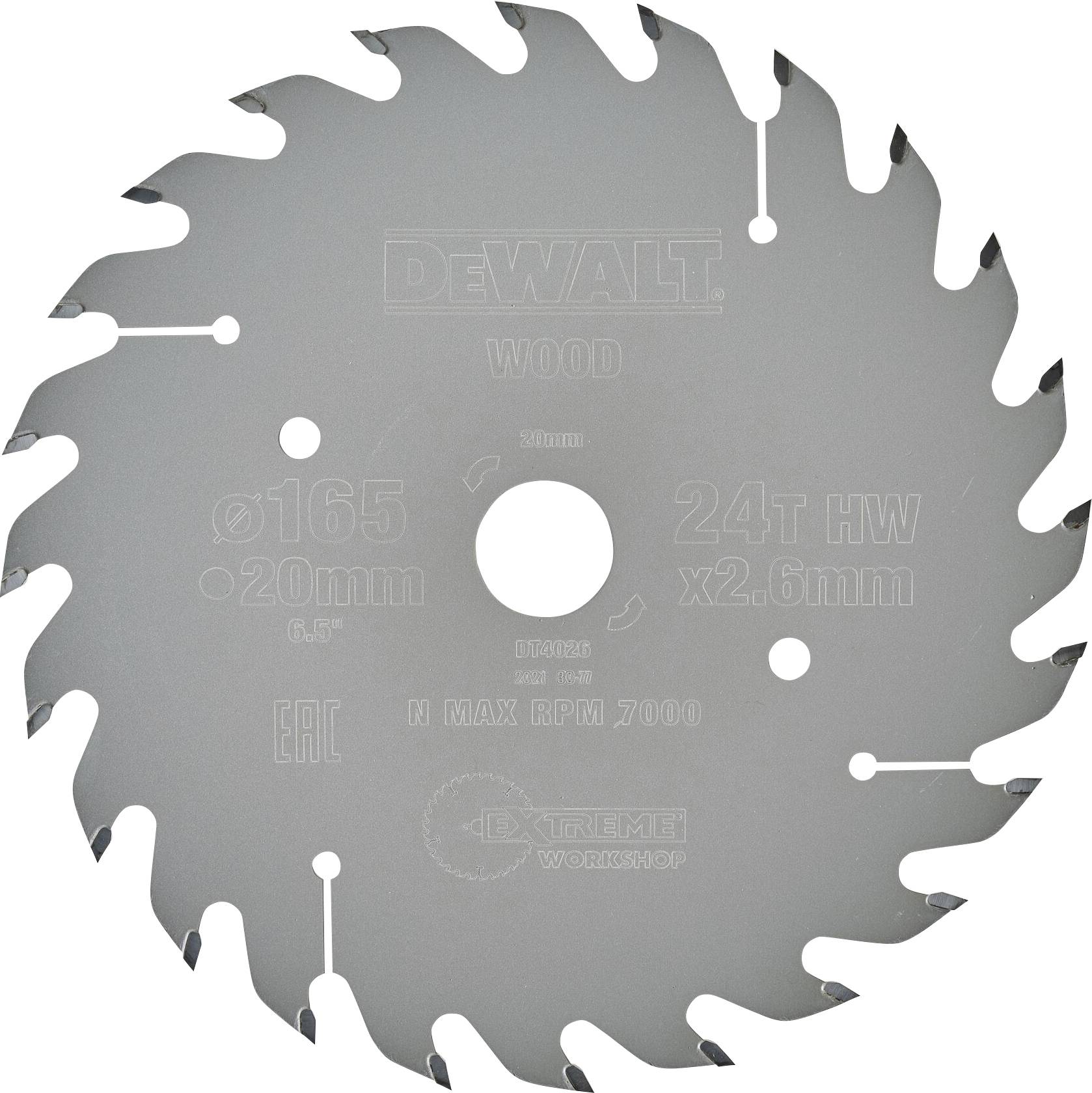 DEWALT DT4026-QZ Circular saw blade 1 pc(s)
