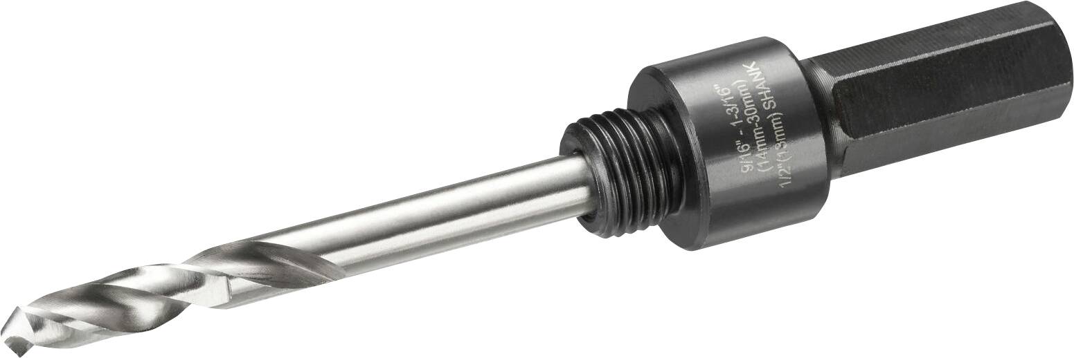 A metal drill bit with a hexagonal adapter, suitable for drilling into materials such as metal and wood. Ideal for drilling machines and cordless drills.