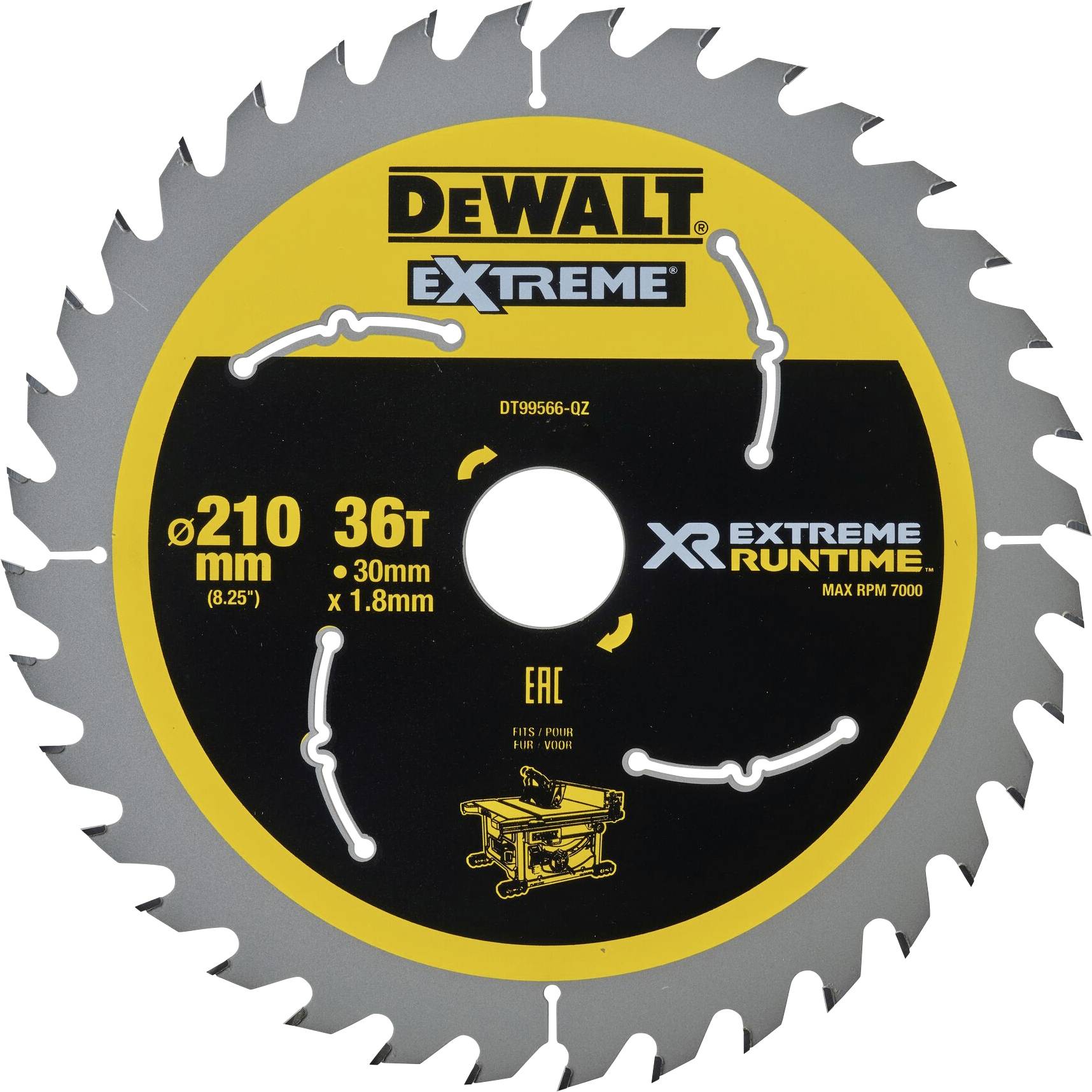 DEWALT DT99566-QZ Circular saw blade 1 pc(s)