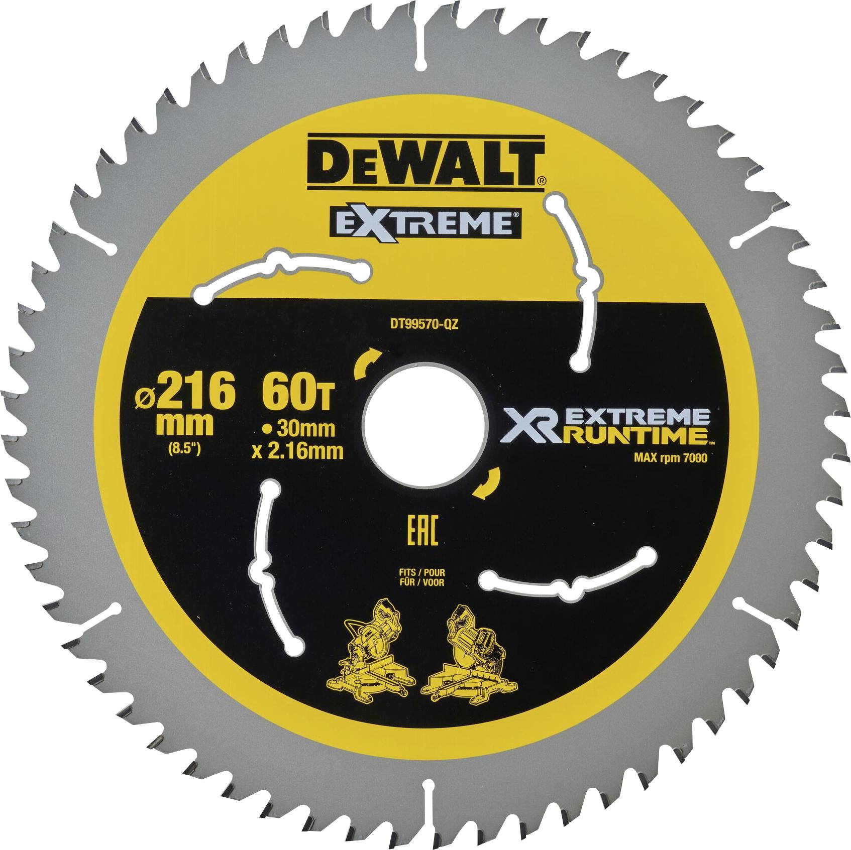 DEWALT DT99570-QZ Circular saw blade 1 pc(s)