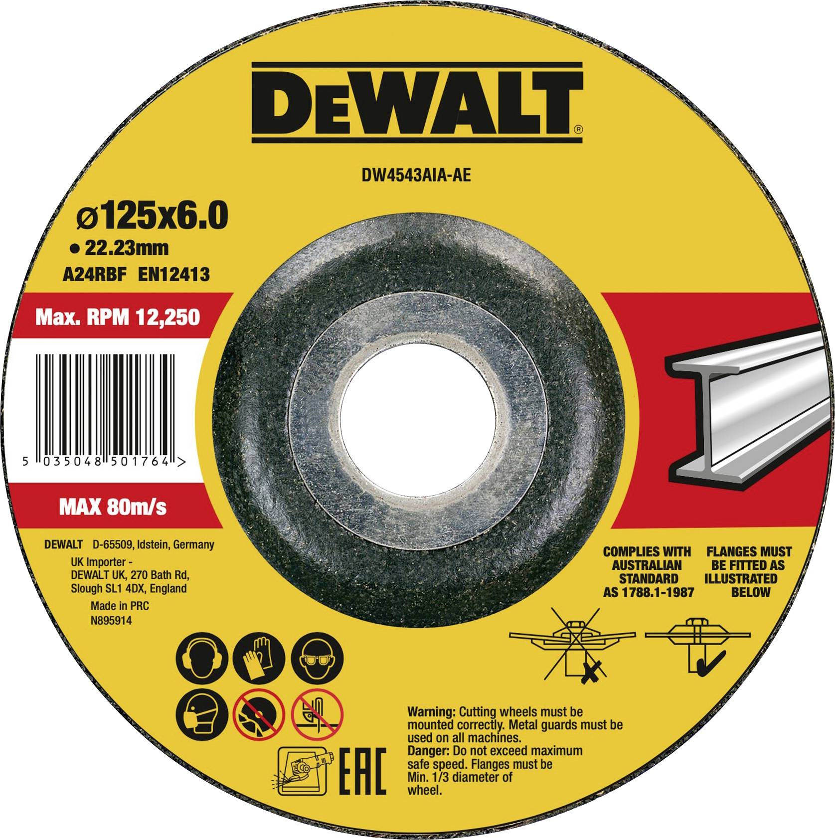 DEWALT DWA4514SIA-AE Grinding disc
