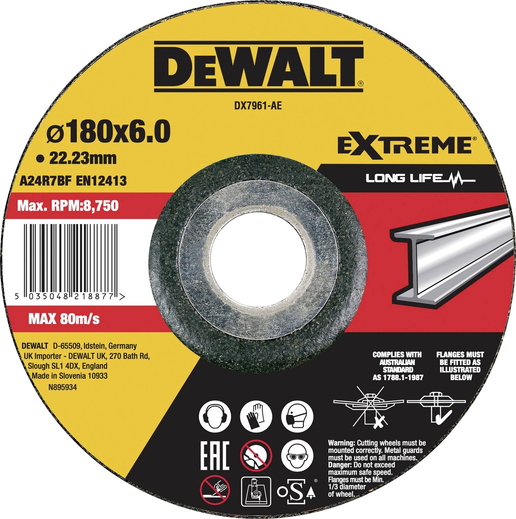DEWALT DX7961-AE Grinding disc